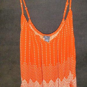 Red Spagetti Strap Tank